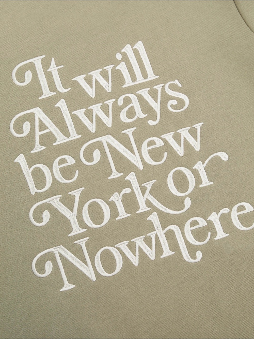 New York or Nowhere Motto Hoodie - Picture 4 of 4